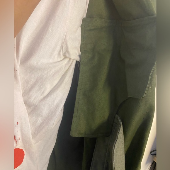 Green Military bomber jacket NWOT - Picture 7 of 13